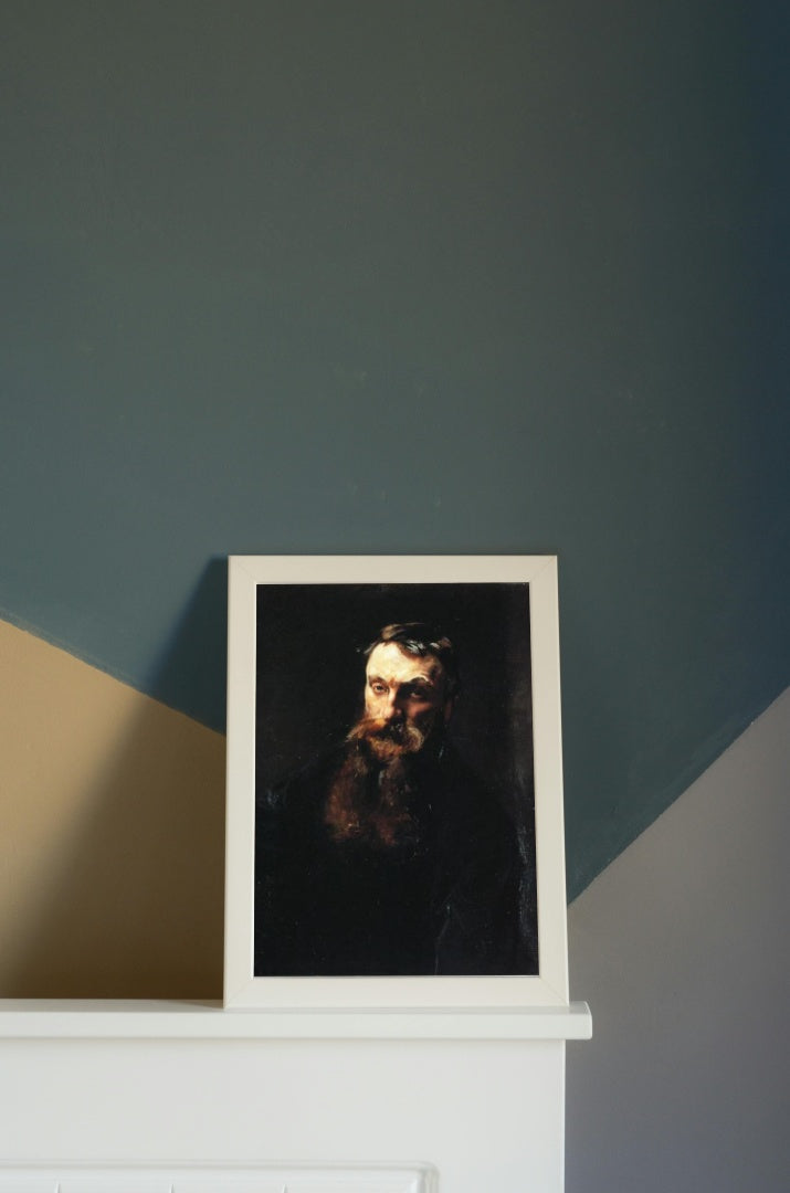 Auguste Rodin by John Singer Sargent Realism Art dated 1884