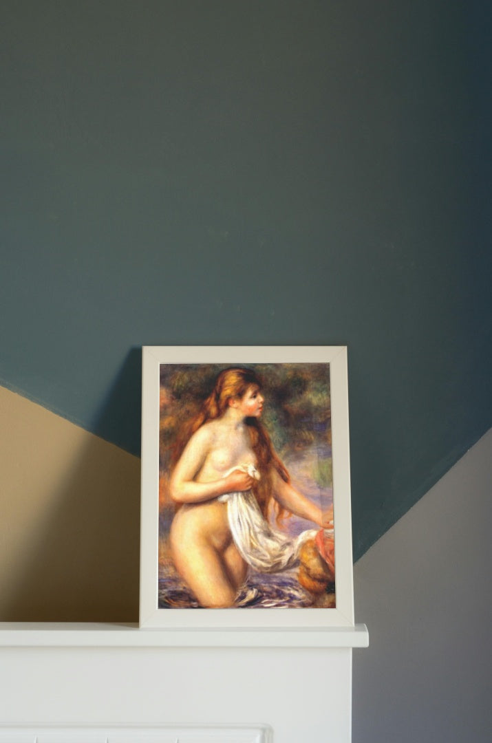 Bather by Pierre-Auguste Renoir Impressionism Art dated 1895