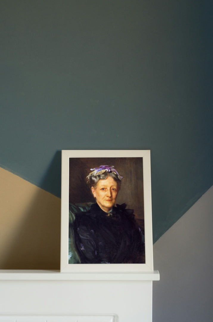 Mrs. Frederick Mead (Mary Eliza Scribner) by John Singer Sargent Realism Art dated 1893