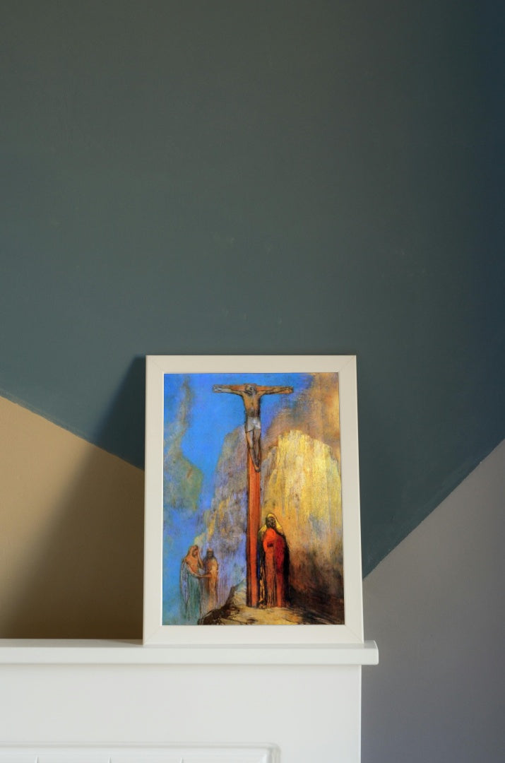 Calvary by Odilon Redon Symbolism Art dated 1897