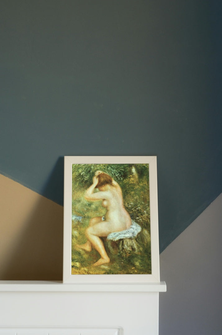 Bather is Styling by Pierre-Auguste Renoir Impressionism Art dated 1890