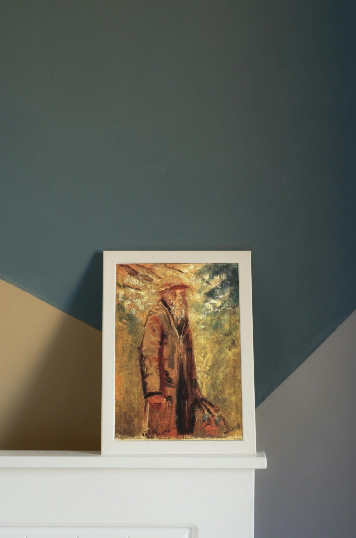 Old Man by Laszlo Mednyanszky Impressionism Art dated 1918