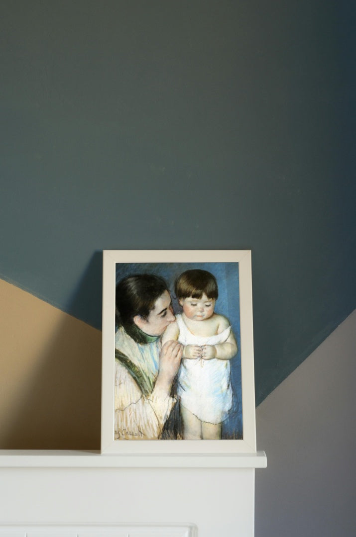 Young Thomas And His Mother by Mary Cassatt Impressionism Art dated 1893