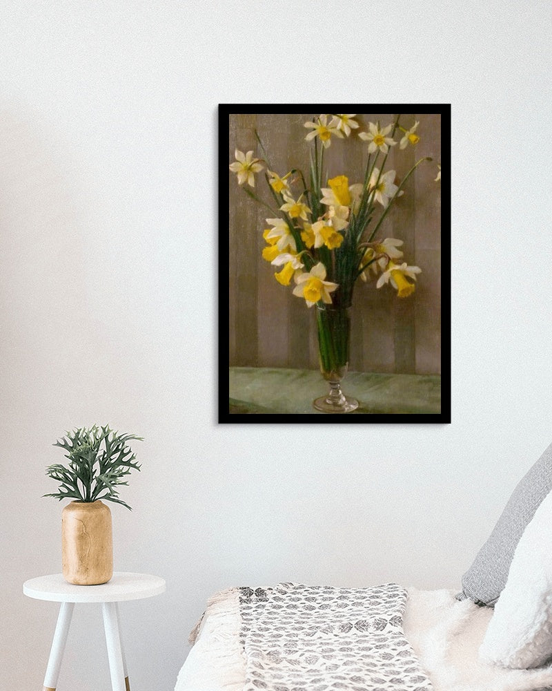 Daffodils by William Logsdail Realism Art dated 1935