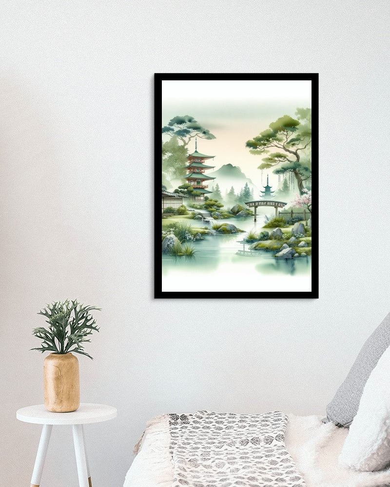 Serenum Natura: Modern Japanese Watercolor Art