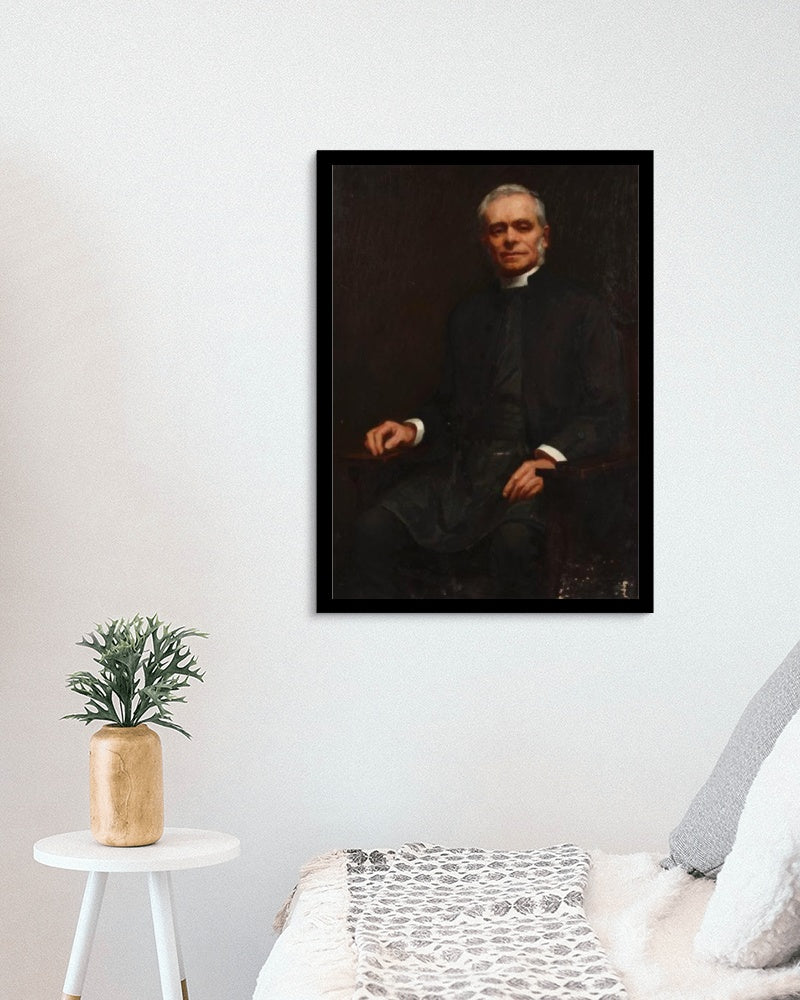 The Reverend Canon Boyce by Julian Ashton Realism Art dated 1917