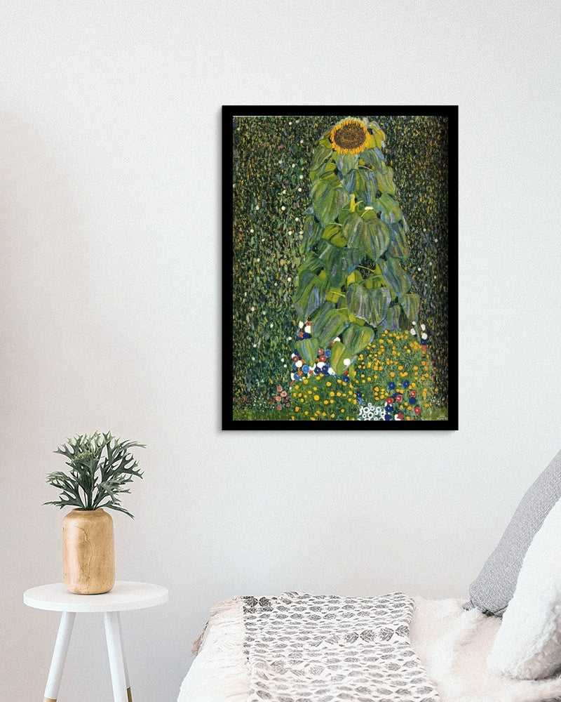 The Sunflower by Gustav Klimt Art Nouveau (Modern) Art dated 1907