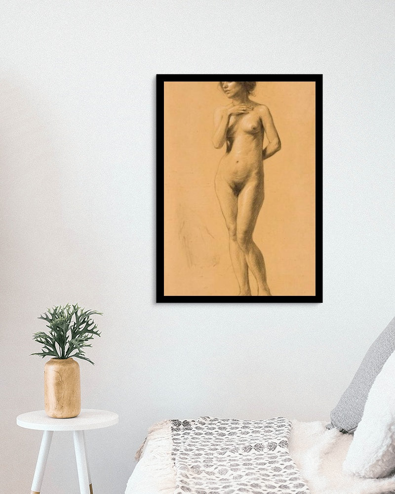 Female nude by Paul Mathiopoulos Realism Art