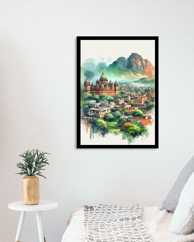 Serenus Virentis Indian Landscape Art: Captivating Cities, Quaint Villages, and Ethereal Towns