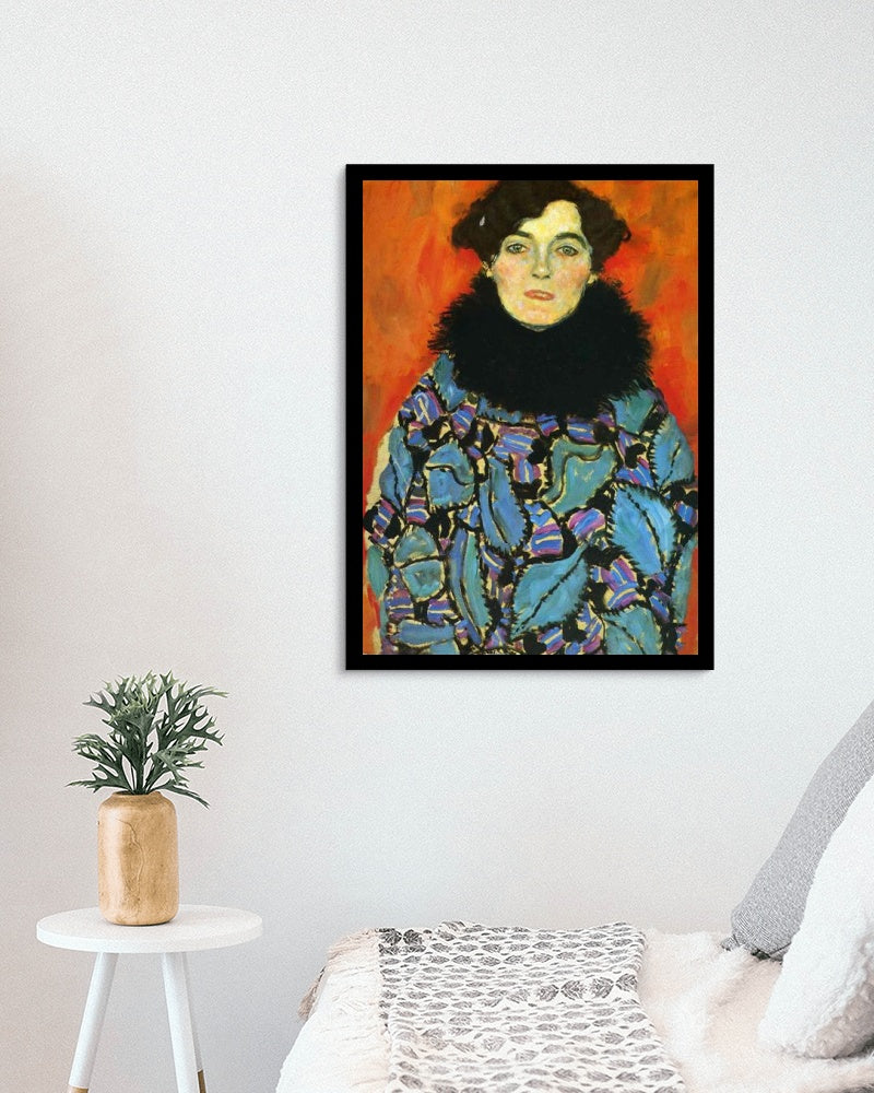 Portrait of Johanna Staude by Gustav Klimt Art Nouveau (Modern) Art dated 1918