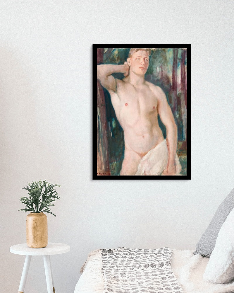 Young Nude Male by Magnus Enckell Symbolism Art dated 1920