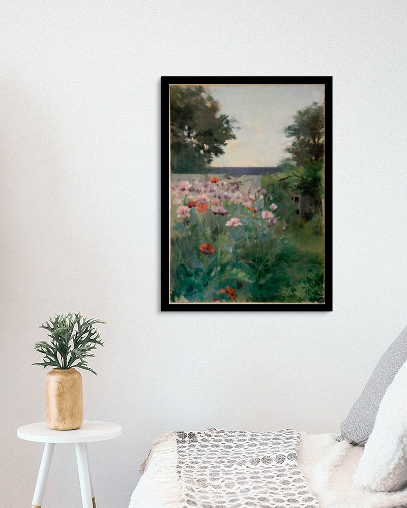 Jardin fleuri by Louise Abb&#233;ma Impressionism Art