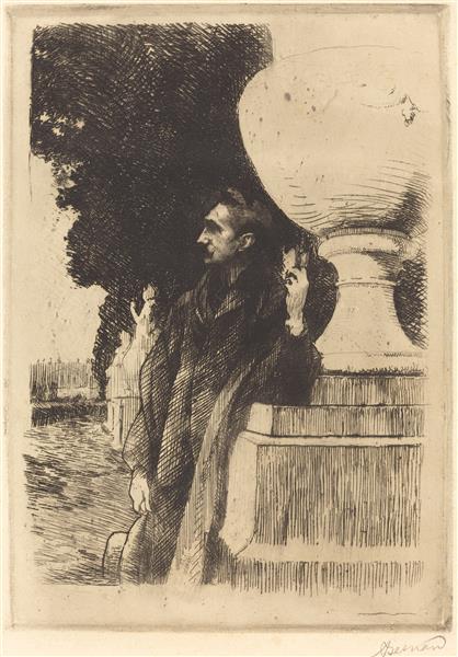 Robert De Montesquiou by Paul-Albert Besnard Impressionism Art dated 1899