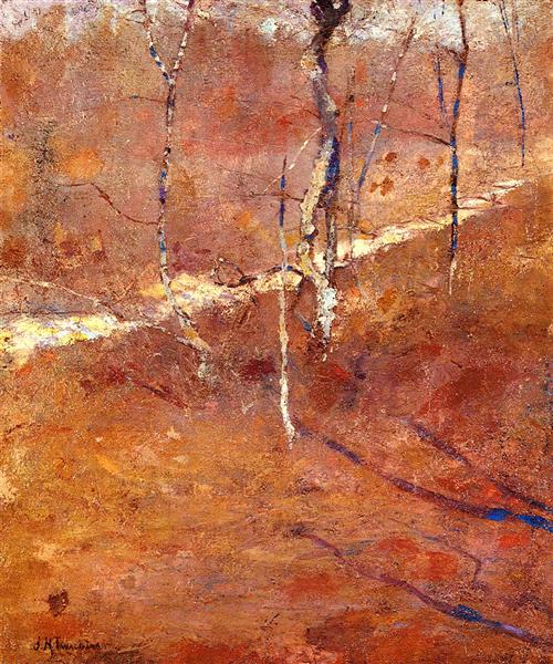 Landscape by John Henry Twachtman Impressionism Art