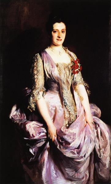 Mrs. Benjamin Kissam by John Singer Sargent Realism Art dated 1888