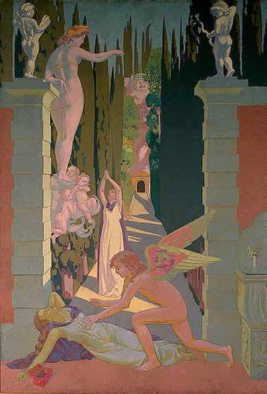 The Story of Psyche: panel 4. The Vengeance of Venus by Maurice Denis Symbolism Art dated 1908