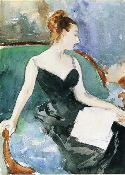 Madame Gautreau by John Singer Sargent Impressionism Art dated 1883