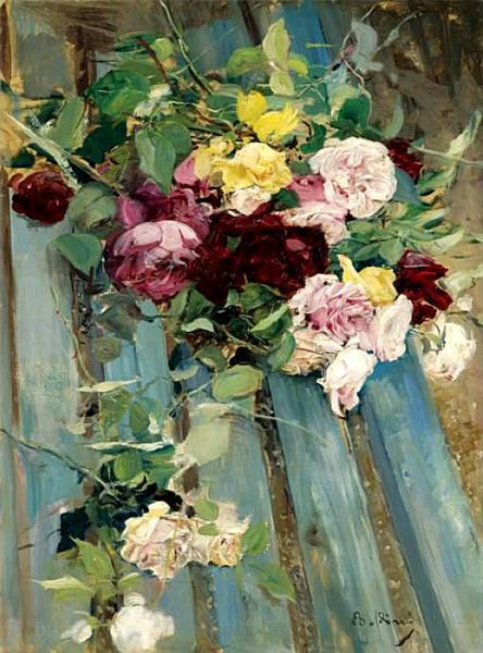 Still Life with Rose by Giovanni Boldini Realism Art