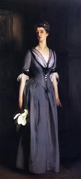 Mrs. Albert Vickers by John Singer Sargent Realism Art dated 1884