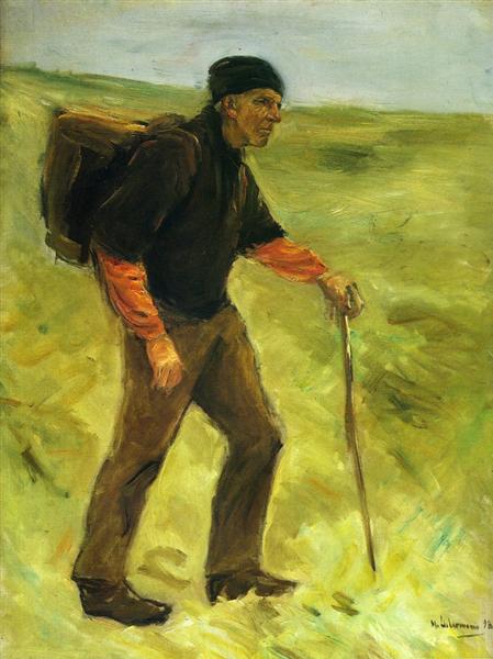 The farmer by Max Liebermann Impressionism Art dated 1894