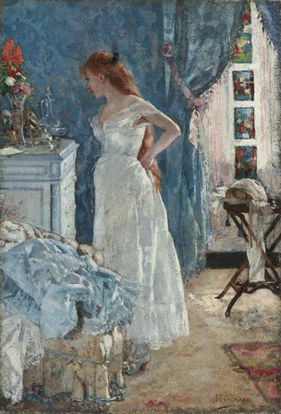 La Toilette by Henri Gervex Impressionism Art dated 1879