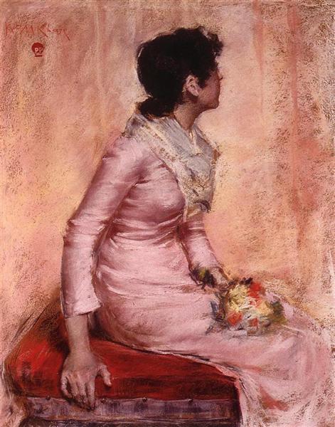 Surprise by William Merritt Chase Impressionism Art dated 1884