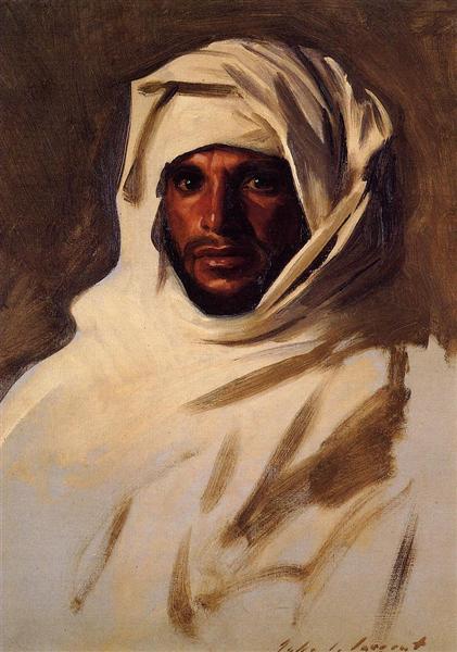 A Bedouin Arab by John Singer Sargent Realism Art dated 1891