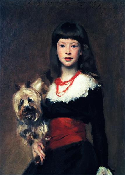 Beatrice Townsend by John Singer Sargent Realism Art dated 1882