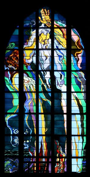 God the Father - Arise by Stanisław Wyspiański Art Nouveau (Modern) Art dated 1904