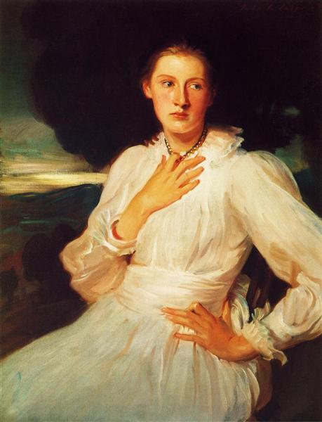 Katharine Pratt by John Singer Sargent Realism Art dated 1890