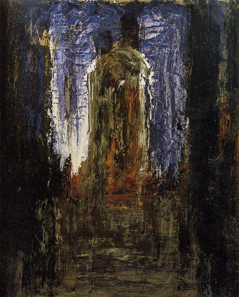 Abstract (study) by Gustave Moreau Symbolism Art dated 1890