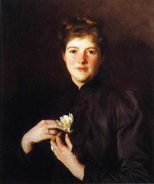 Mrs. Augustus Hemenway by John Singer Sargent Realism Art dated 1890