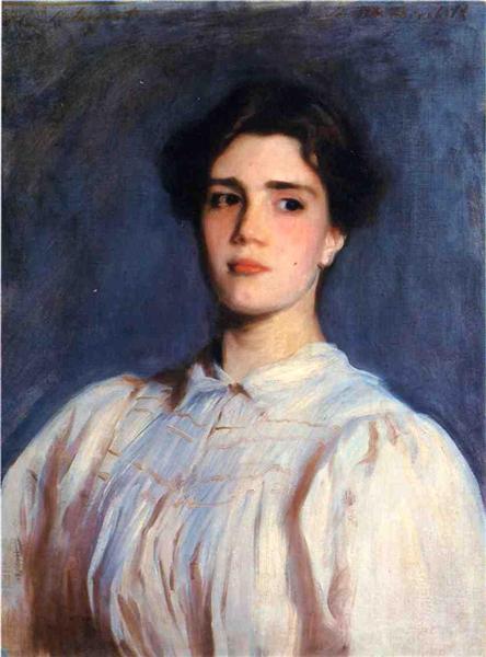 Portrait of Sally Fairchild by John Singer Sargent Realism Art dated 1885