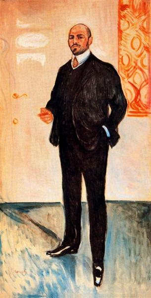 Walter Rathenau by Edvard Munch Expressionism Art dated 1907