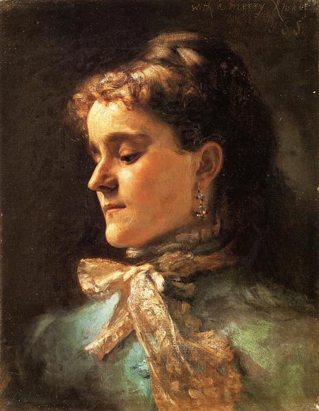 Emily Sargent by John Singer Sargent Realism Art dated 1877