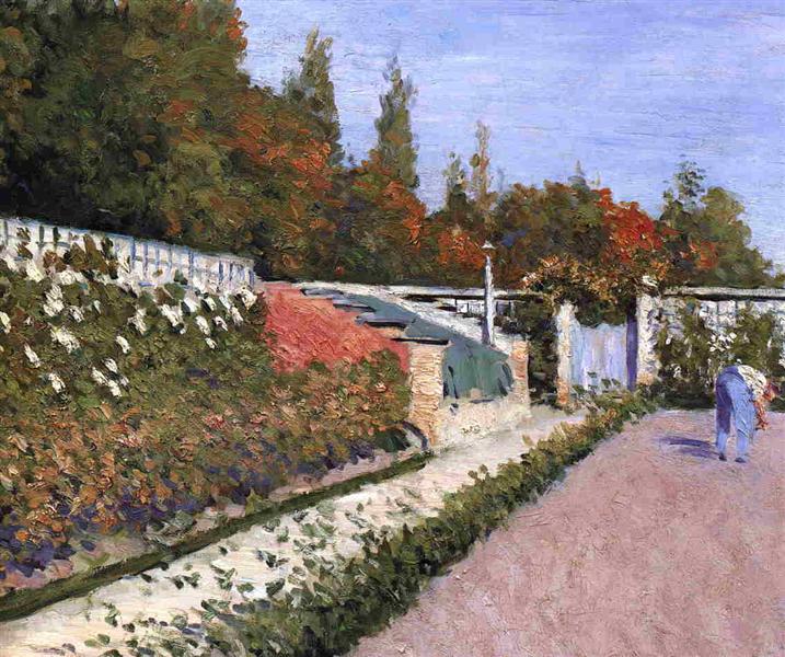 The Gardener by Gustave Caillebotte Impressionism Art dated 1877