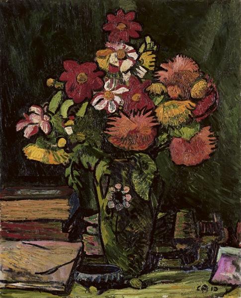 Blumenstillleben by Cuno Amiet Post-Impressionism Art dated 1910