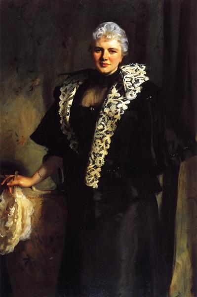 Mrs. Ernest Hill (Constance Malanie Wynne Roberts) by John Singer Sargent Realism Art dated 1894