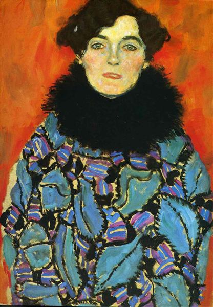 Portrait of Johanna Staude by Gustav Klimt Art Nouveau (Modern) Art dated 1918