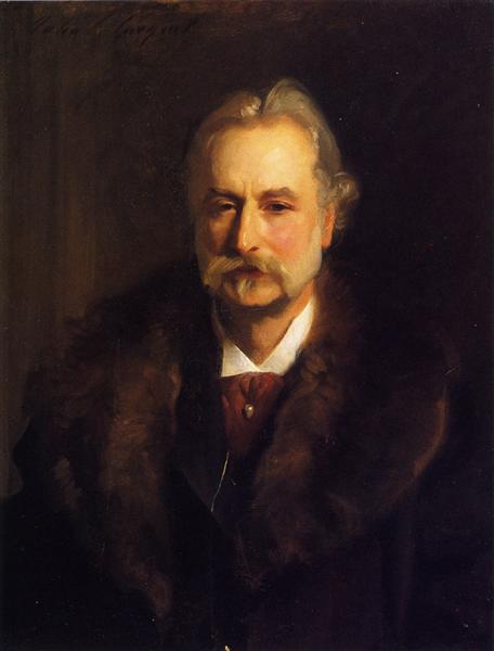 Sir George Lewis by John Singer Sargent Realism Art dated 1896