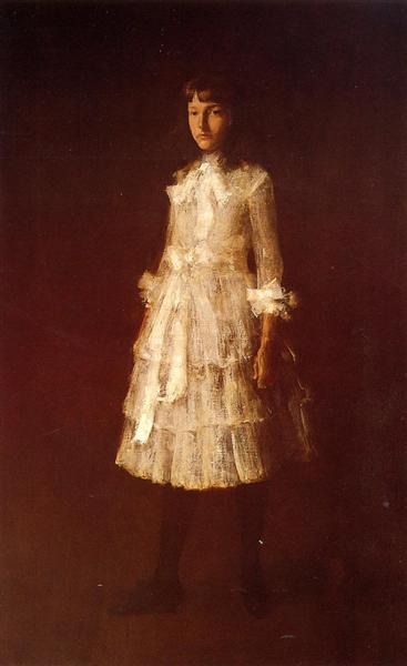 Hattie by William Merritt Chase Realism Art dated 1886