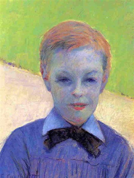 Portrait of Camille Daurelle by Gustave Caillebotte Impressionism Art dated 1877