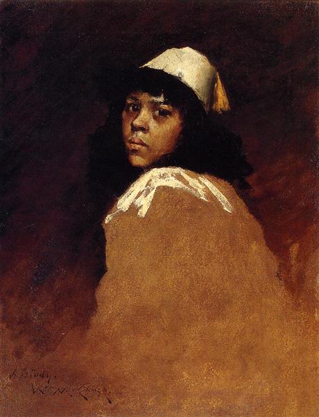 The Moroccan Girl by William Merritt Chase Impressionism Art