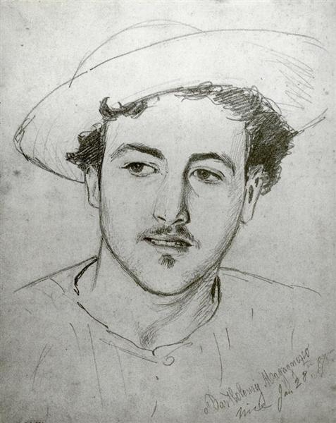 Bartholomy Magagnosco by John Singer Sargent Realism Art dated 1875