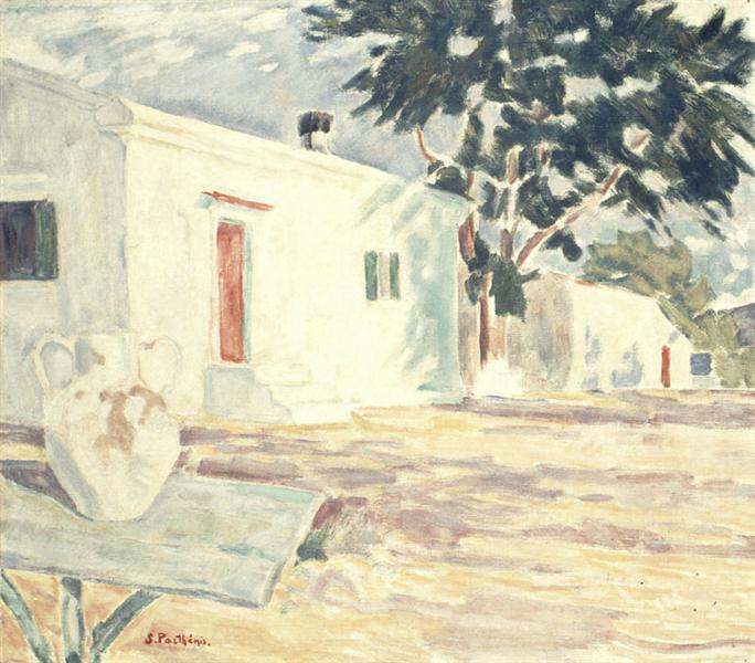 Landscape by Konstantinos Parthenis