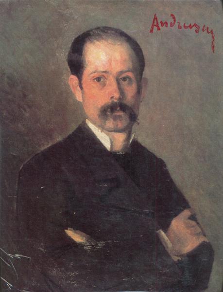 Self Portrait by Ion Andreescu Impressionism Art dated 1882