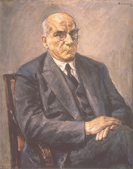 Portrait of Otto Braun by Max Liebermann Impressionism Art dated 1932