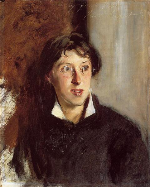 Vernon Lee by John Singer Sargent Realism Art dated 1881