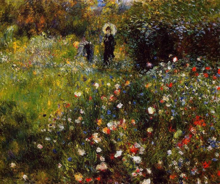 Summer Landscape by Pierre-Auguste Renoir Impressionism Art dated 1875