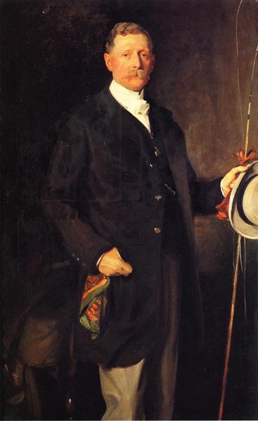 Captain John Spicer by John Singer Sargent Realism Art dated 1901